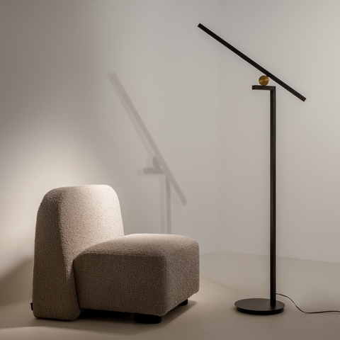 Торшер светодиодный Maytoni Empathy MOD363FL-L14B3K