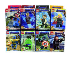 Конструктор Фигурки СуперГероев, 8 видов, в уп 16шт. цена за шт.