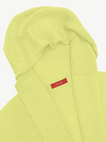 Кардиган с капюшоном из шелка