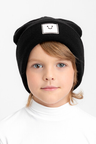 шапка  для мальчика  КВ 20397/ш/черный