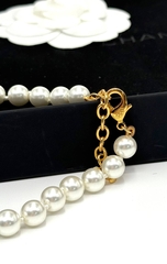 Колье-чокер из жемчуга с цветными камнями CHANEL