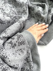 Трикотаж кашкорсе, Серый меланж