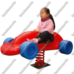 Качалка для детей для игровых комнат, площадок "Гоночная Машина"