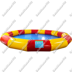 Круглый надувной бассейн «Многогранник», 7*7*0,65 м