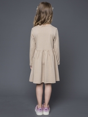023_ОС25 Платье для девочки, бежевый