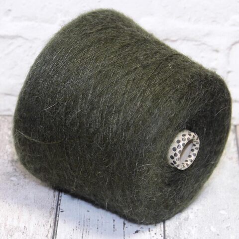 Кидмохер на полиамиде PURA LANA ITALIA / MARZIA 900 зеленый бутылочный