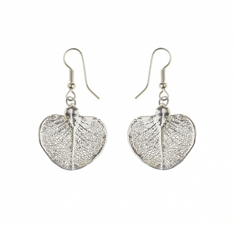 Серьги Ester Bijoux Денежный Лист LF93C-S BW