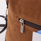 Сумка Саломея 110 эко-замша миндаль