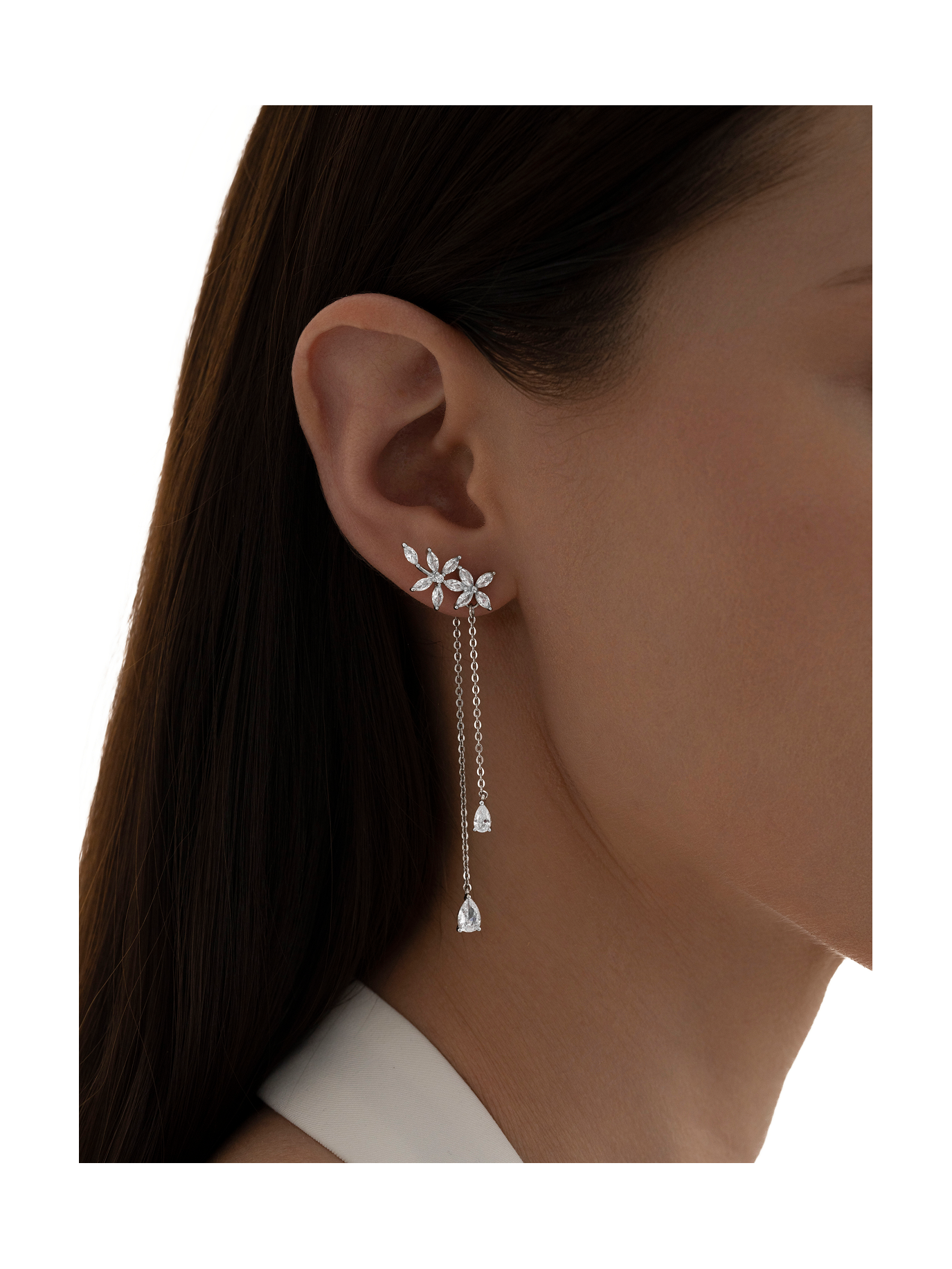 Серьги Тропический дождь