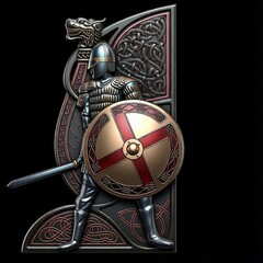 Силиконовые молды Воин большой левый и правый. Набор 2 щт