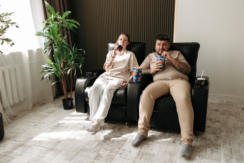 Кресло реклайнер для кинотеатра одномоторное