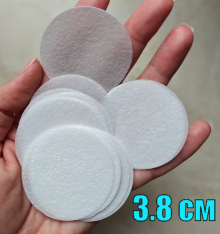 Вафельные Круги 3.8 см для Декора Торта, набор 24 шт (тонкая вафельная бумага)