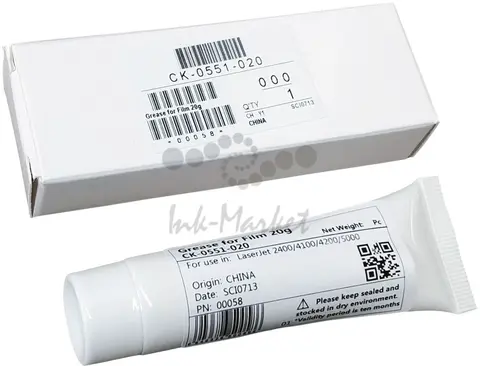 Смазка термопленок/термоэлементов Permalub G No. 2 (CK-0551) для HP LaserJet 1010/1015/1020/1022/1160/1320/P2015 (Nippeco), 20г, CET0058