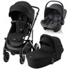 Комплект 3в1 коляска Smile 5Z Classic|Space Black + BABY-SAFE CORE Midnight Grey