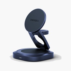 Складывающееся зарядное устройство 3 в 1 Energea ALUMAG GYRO 25W, Синий | Indigo Blue