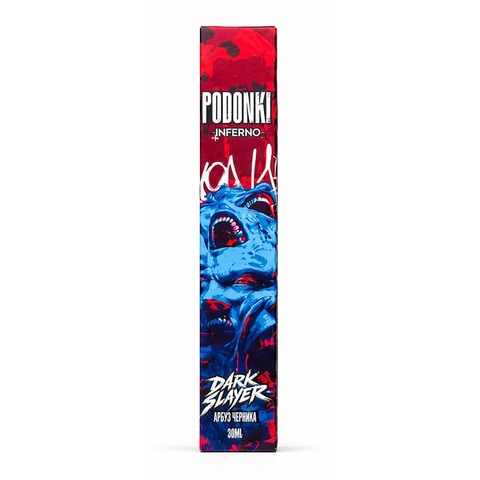 Жидкость PODONKI INFERNO Salt 2% Extra HARD - Арбуз Черника