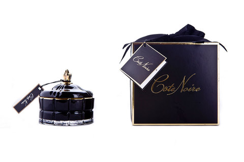 Свеча ароматическая 185г Cote Noire Black Art Deco