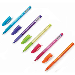 Ручка шариковая одноразовая Attache Glide Trio Grip синяя (толщина линии 0.5 мм)