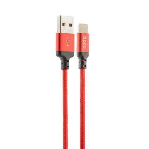 USB дата-кабель Hoco X14 Times speed Lightning (1.0 м) Красный