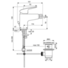 Смеситель для биде однорычажный с донным клапаном Ideal Standard Ceraflex B1718AA