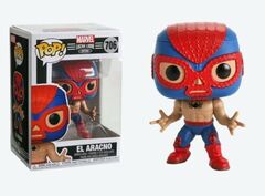 Funko POP Marvel Luchadores Spider Collectable Toy, Multicolour