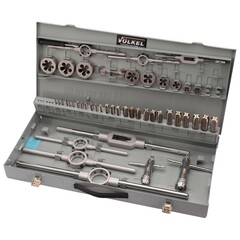 Набор метчиков и плашек M5 -M20 HSS-G 47пр Volkel 49301