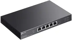 TP-Link TL-SG105PP-M2 Настольный коммутатор с 5 портами 2,5 Гбит/с (4 порта PoE++), стальной настольный корпус