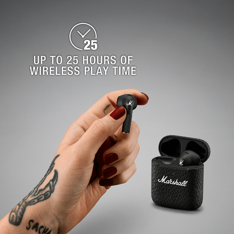 Qulaqcıq / Наушники / Headphones Marshall Minor III True Wireless black