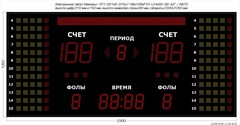 Табло для баскетбола Импульс 721-D21x6-D15x7-S8x128xP10-L24xS5-S6-A2