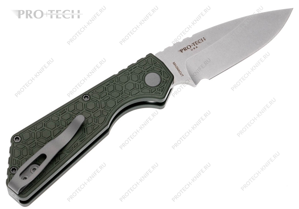 Нож Pro-Tech Strider PT205 Green Gridlock Magnacut - фотография 