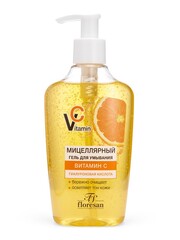 Floresan VITAMIN C Мицеллярный гель для умывания с гиалуроновой кислотой, 250мл