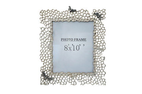 Фоторамка декоративная Соты 30х34.5 Garda Decor алюминий/стекло