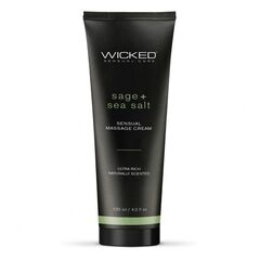 Массажный легкий крем WICKED Sage plus Sea Salt - 120 мл. - 