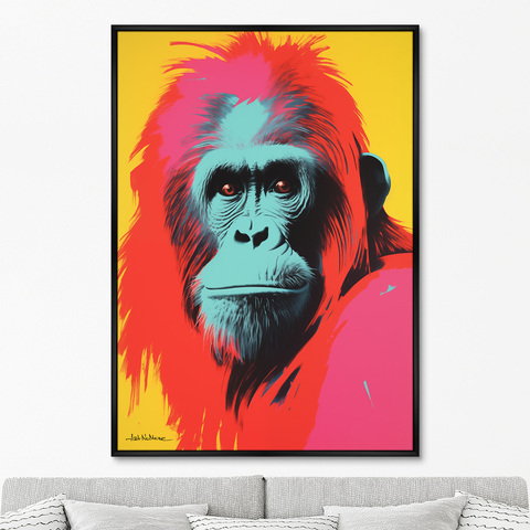 ArtNoMore - Репродукция картины на холсте Vibe collection, Orang Utan, No 1, 2024г.