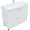 Aquanet 339257 Тумба Ирис new 100 напольная 2 ящ. цв.белый глянец (339257)