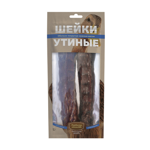 Деревенские лакомства Шейки утиные 90 г