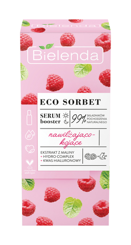 ECO SORBET Raspberry - сыворотка - увлажняющая и успокаивающая, 30 мл
