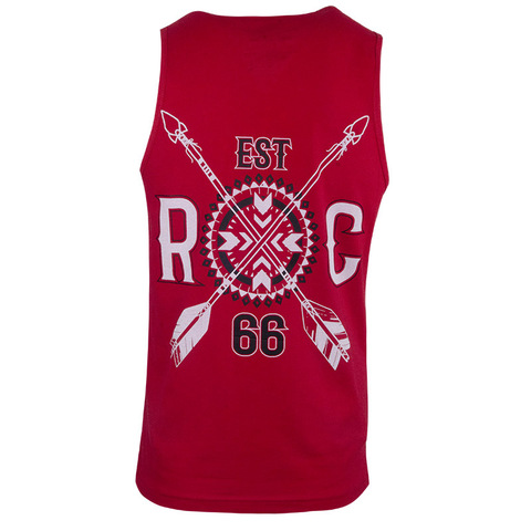 Rush Couture | Майка мужская REBEL SPIRIT TANK TOP Red RC281 спина