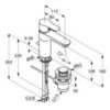 Смеситель для раковины DN 10 Kludi Objekta 322600575