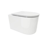 Подвесной безободковый унитаз Cerutti SPA TANARO Aria 2639E (490x365x355), CT8910