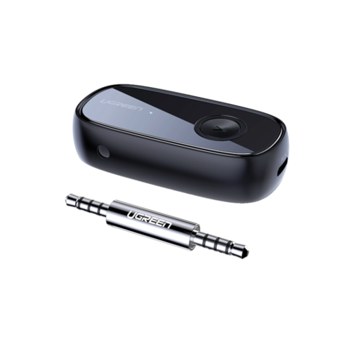 Адаптер UGREEN CM279 Bluetooth 5.0 Receiver Audio Adapter APTX с микрофоном, черный