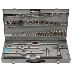 Набор метчиков и плашек M5 -M20 HSS-G 47пр Volkel 49301