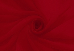 Ткань Шифон, 120гр/м.п., 150 см, ярко-красный