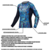 Рашгард Hardcore Training Knight Navy/Blue LS