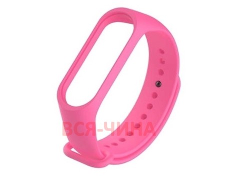 Ремешок для фитнес браслетов M 2 однотонный, цвет - розовый
