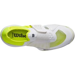 Теннисные кроссовки Wilson Kaos Mirage M - white/sfty yellow/s.sea