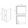 Abber Sonnenstrand AG07120B-S100B Душевой уголок, 120x100x195