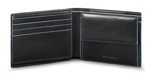 Кошелек мужской Piquadro Blue Square, чёрный (PU4518B2R/N)