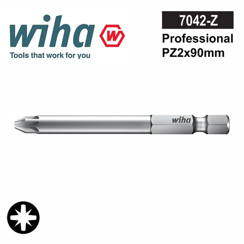 Бита PZ2 х90мм Professional Wiha 7042Z 01812