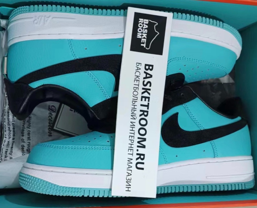 Tiffany Co. x Nike Air Force 1 1837 Tiffany Blue Basketroom.ru